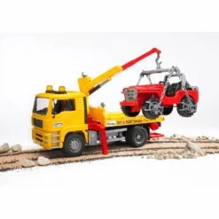 Bruder MAN TGA Sleepwagen + Jeep -Speelgoed Verkoopwinkel 1012651 002