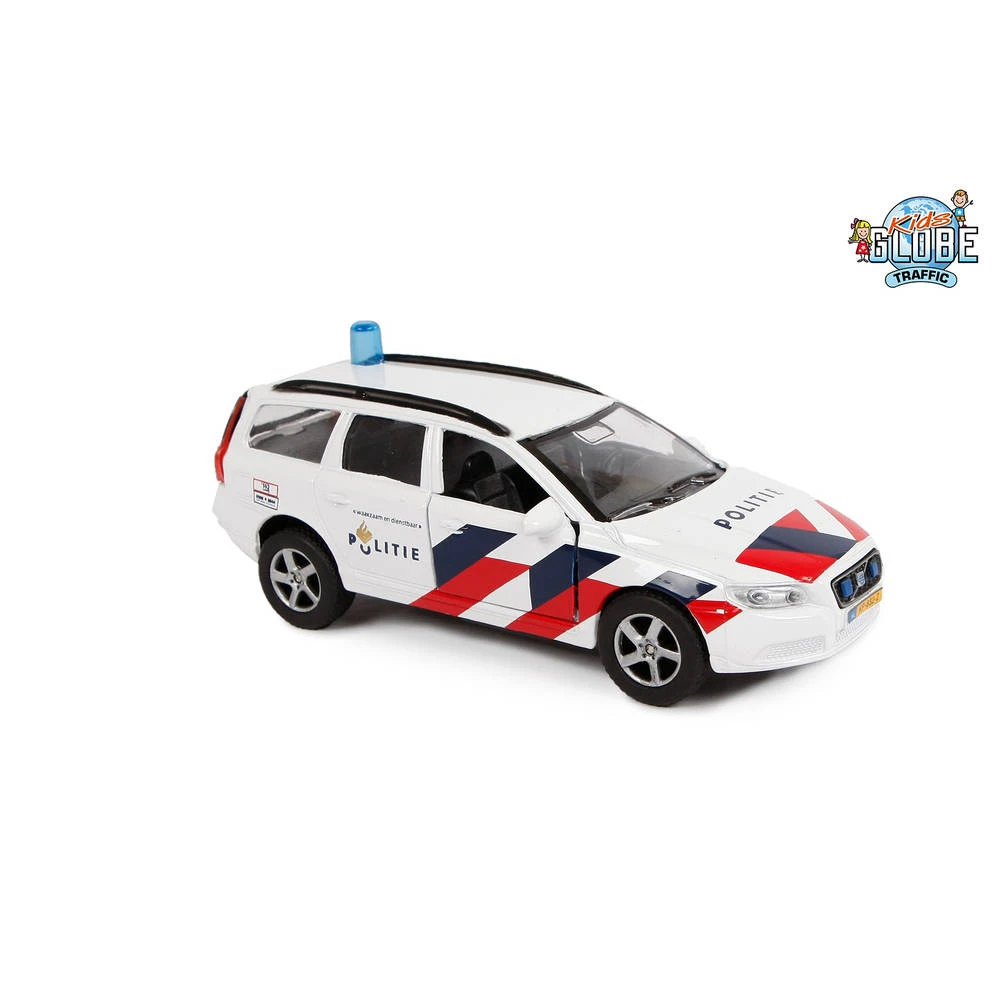 Kids Globe Traffic Politieauto Met Licht En Geluid Die-cast 3 Kids Globe Traffic Politieauto Met Licht En Geluid Die-cast