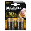 Duracell Plus Power AA Alkaline Batterijen - 4 Stuks