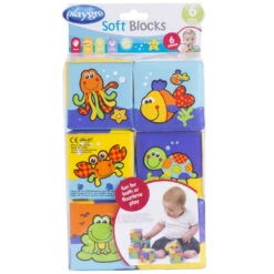 Playgro Zachte Blokken Waterdieren - Paars -Speelgoed Verkoopwinkel 1199883 2cfe1437