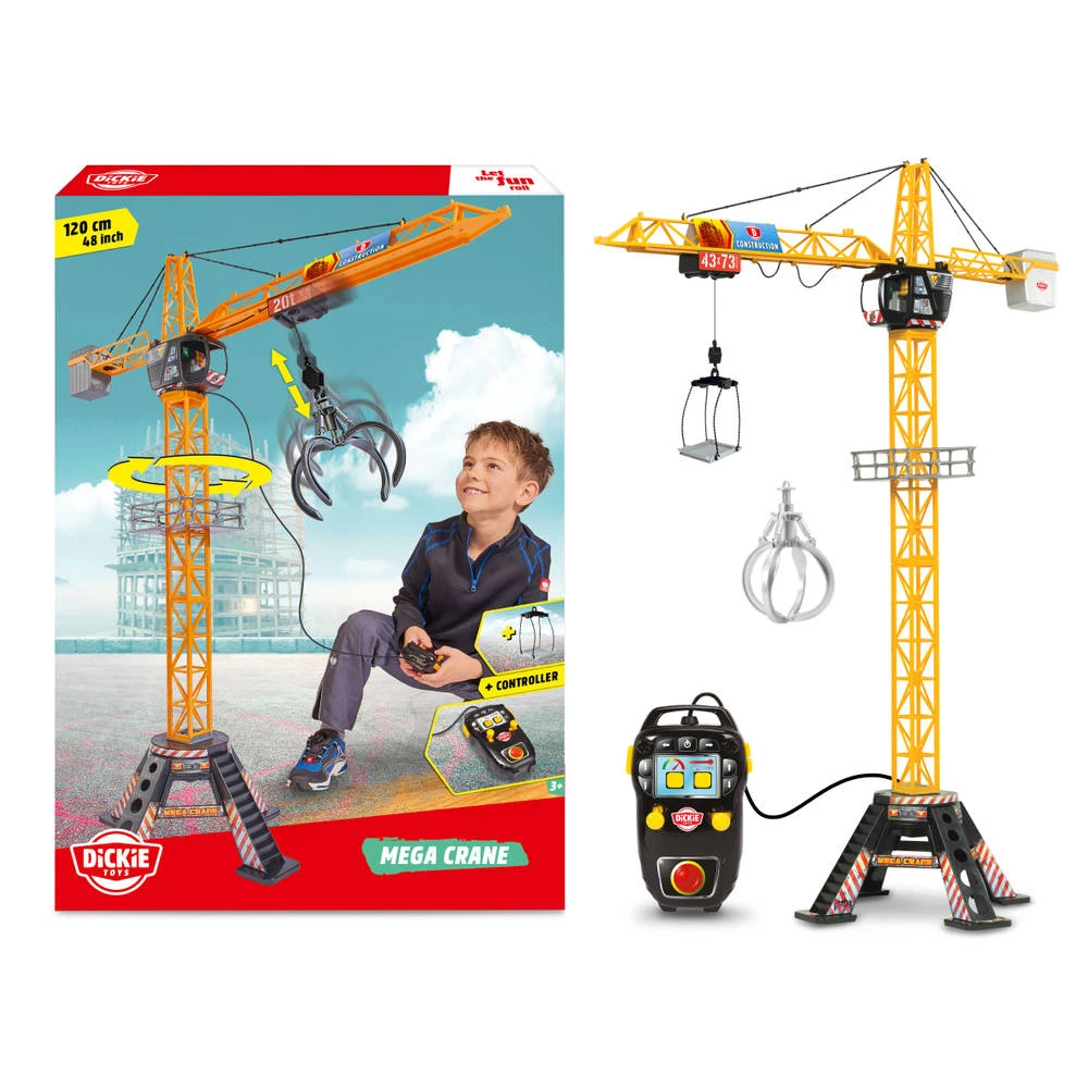Dickie Toys Mega Kraan 120 Cm 3 Dickie Toys Mega Kraan 120 Cm