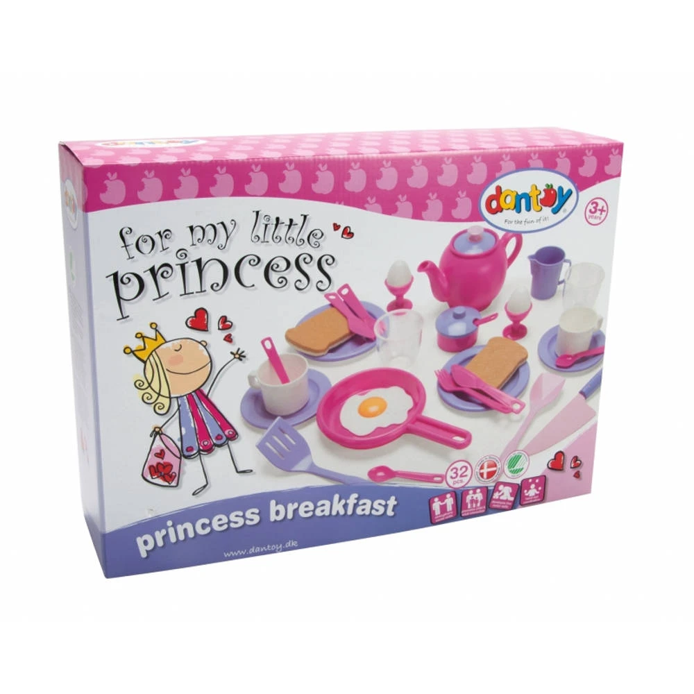 No Brand Mega Servies Ontbijt Set Prinses 4 No Brand Mega Servies Ontbijt Set Prinses - Afbeelding 2