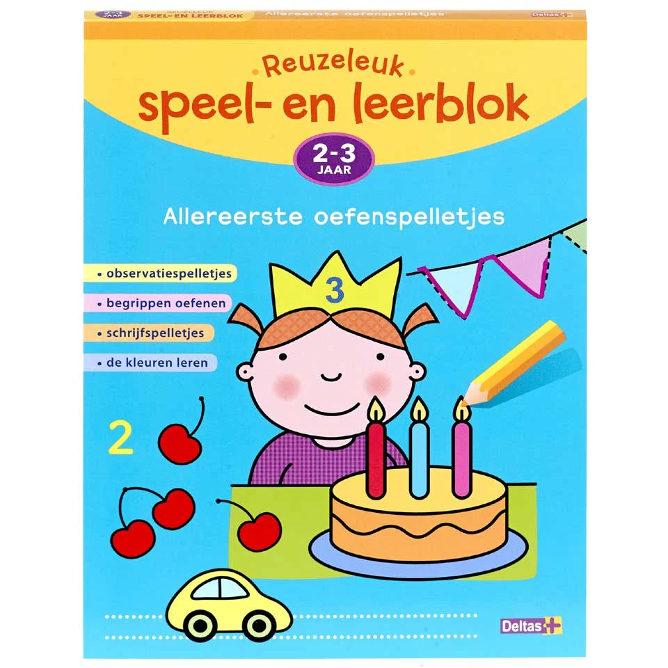 No Brand Reuzeleuk Speel- En Leerblok Allereerste Oefenspelletjes 3 No Brand Reuzeleuk Speel- En Leerblok Allereerste Oefenspelletjes