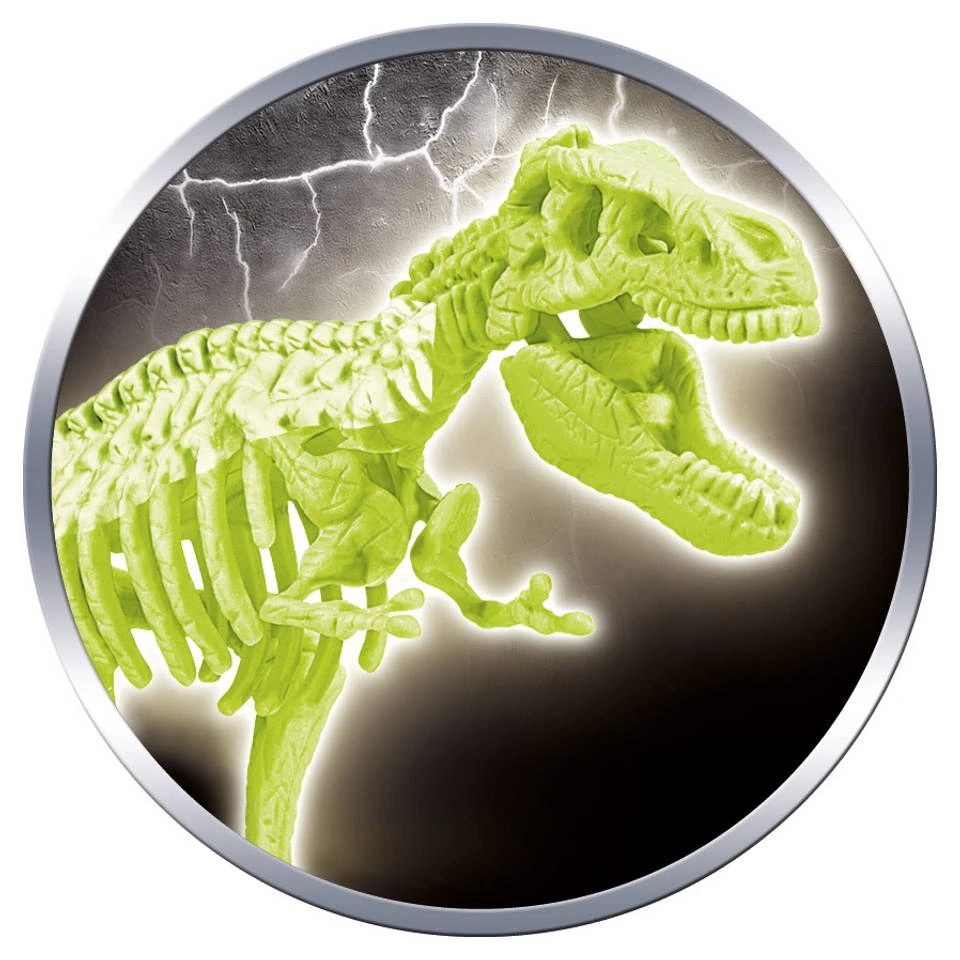 Clementoni Archeospel T-rex Fluoriserend 7 Clementoni Archeospel T-rex Fluoriserend - Afbeelding 5