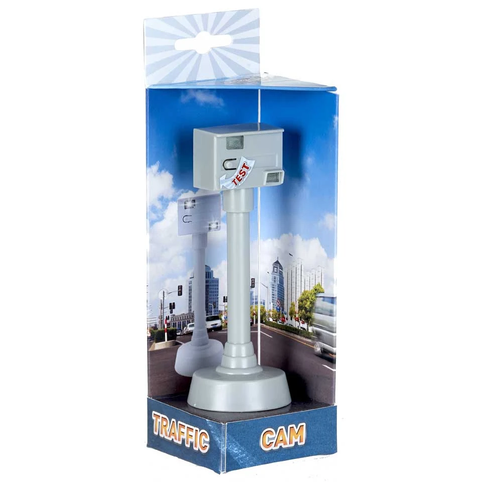 Kids Globe Traffic Flitspaal Met Licht En Geluid - Wit 4 Kids Globe Traffic Flitspaal Met Licht En Geluid - Wit - Afbeelding 2