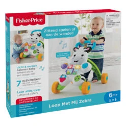 Fisher Price Fisher-Price Loop Met Mij Looptrainer - Zebra 10 Fisher Price Fisher-Price Loop Met Mij Looptrainer - Zebra -Speelgoed Verkoopwinkel 1375681 002