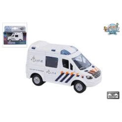 Kids Globe Pull Back Politieauto Die-cast - 8 Cm -Speelgoed Verkoopwinkel 1421572
