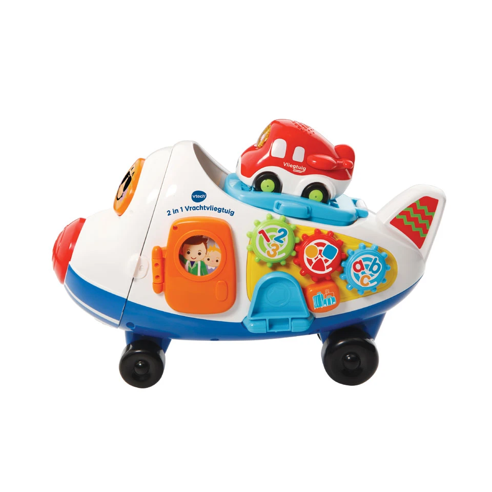 VTech Toet Toet Auto's 2-in-1 Vrachtvliegtuig Vince 5 VTech Toet Toet Auto's 2-in-1 Vrachtvliegtuig Vince - Afbeelding 3
