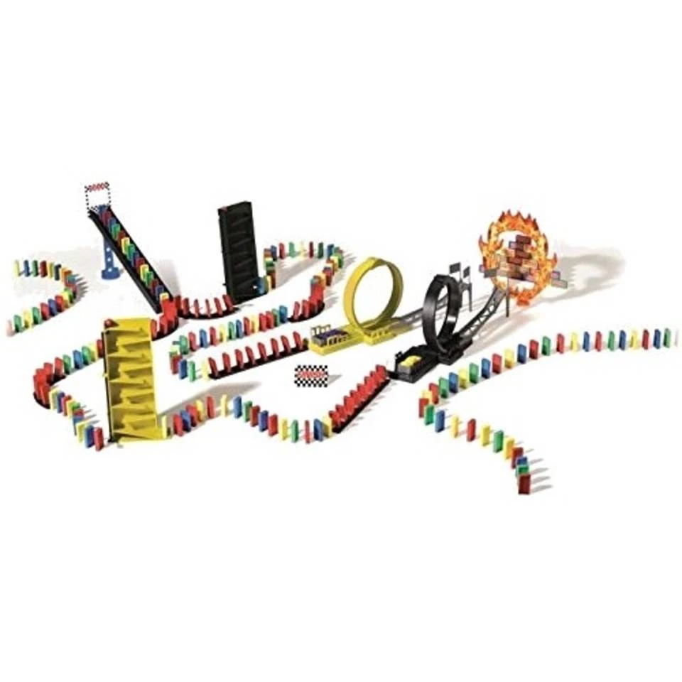 Goliath Domino Express Crazy Race 150 Stenen 5 Goliath Domino Express Crazy Race 150 Stenen - Afbeelding 3