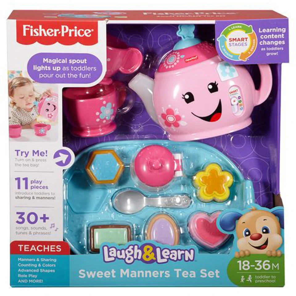 Fisher Price Fisher-Price Theeset Met Licht En Geluid 4 Fisher Price Fisher-Price Theeset Met Licht En Geluid - Afbeelding 2