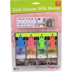 Johntoy Kassalade Met Geld 120-delig -Speelgoed Verkoopwinkel 1704750 002