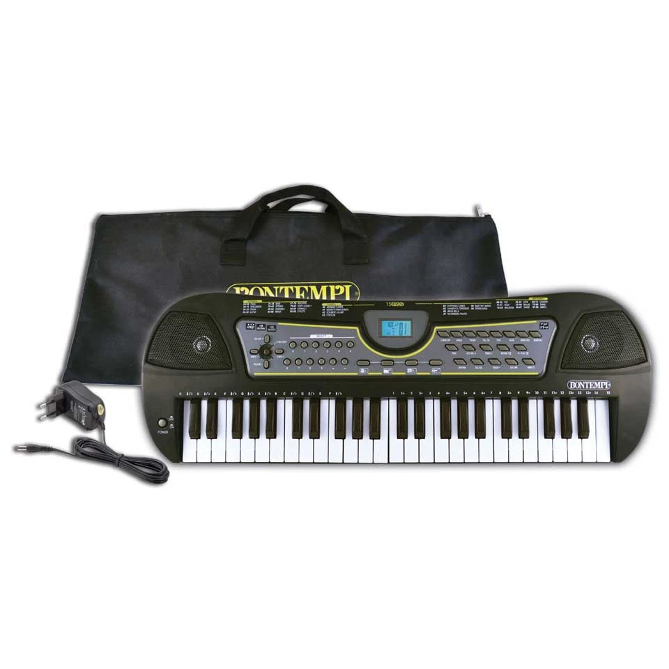 Bontempi Digitaal Keyboard Met Adaptor Tas Met 49 Midi Toetsen 3 Bontempi Digitaal Keyboard Met Adaptor Tas Met 49 Midi Toetsen