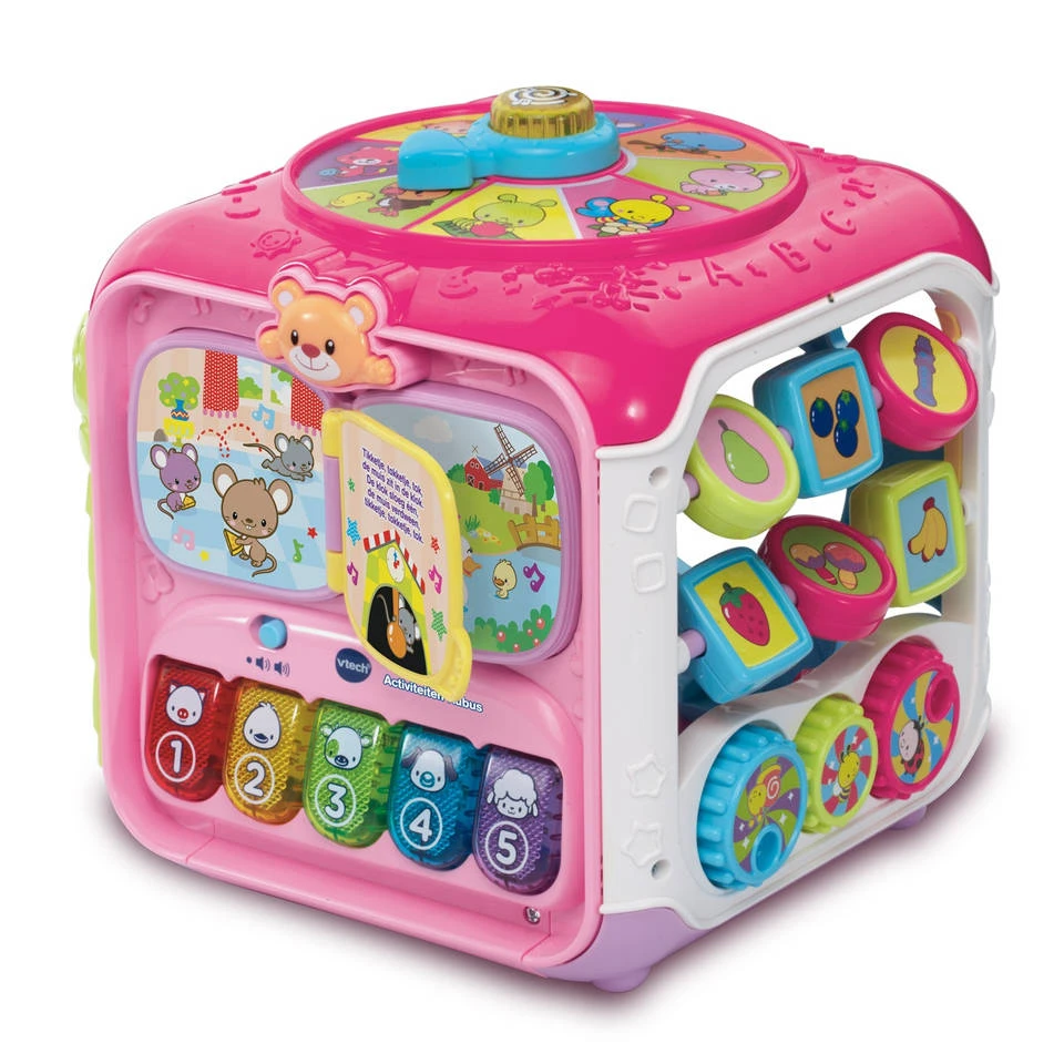 VTech Baby Activiteiten Kubus - Roze 3 VTech Baby Activiteiten Kubus - Roze