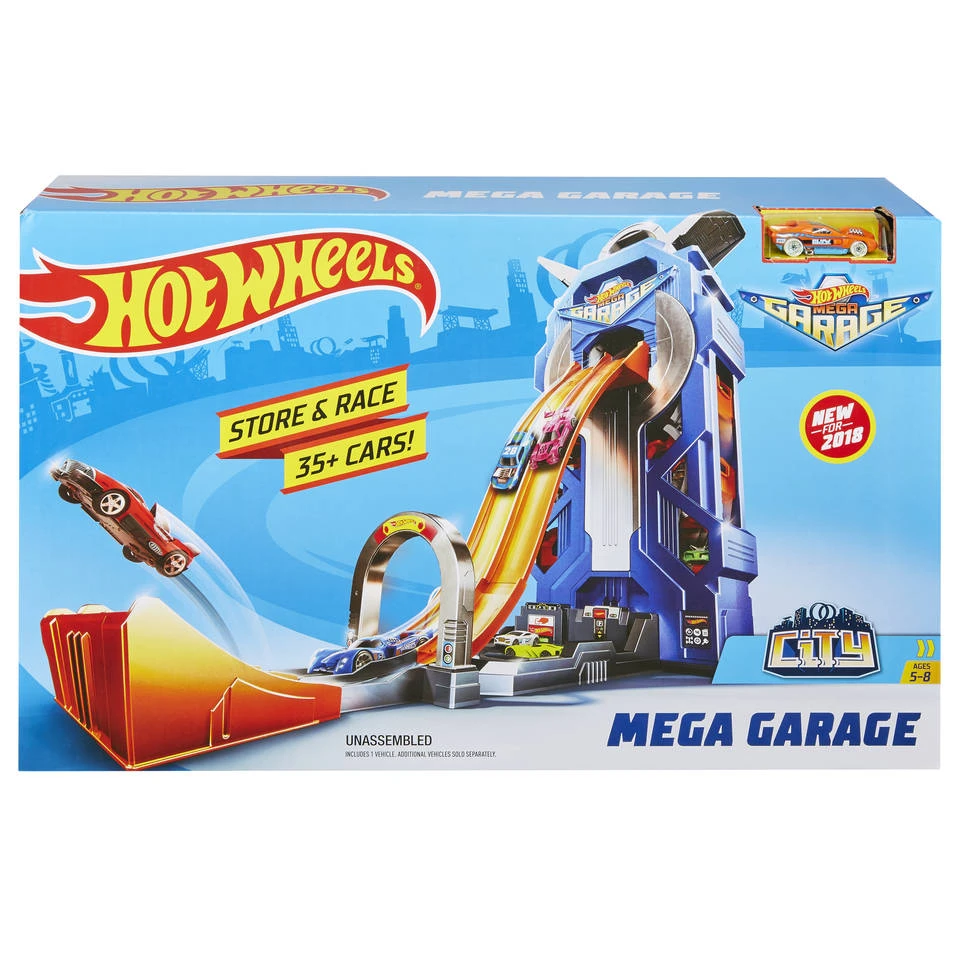 Hot Wheels Ultieme Garage + 2 Auto's 3 Hot Wheels Ultieme Garage + 2 Auto's