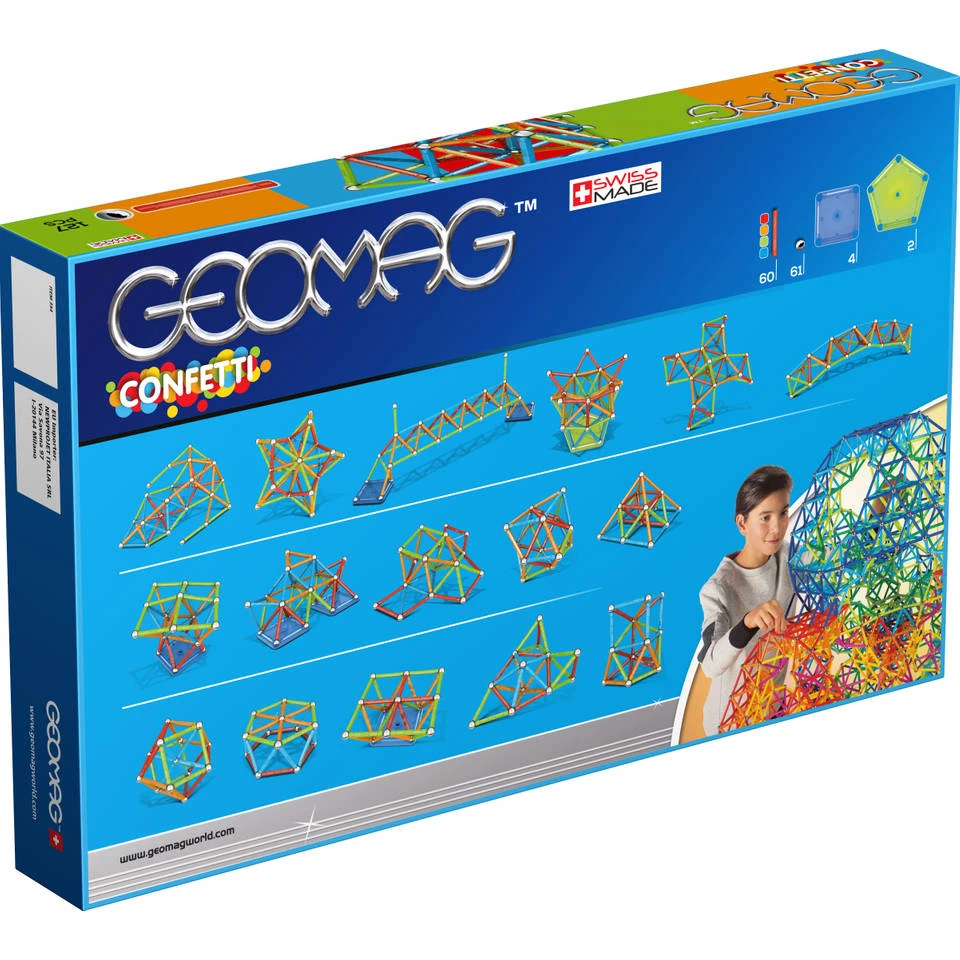 Geomag Confetti Set 127-delig 5 Geomag Confetti Set 127-delig - Afbeelding 3