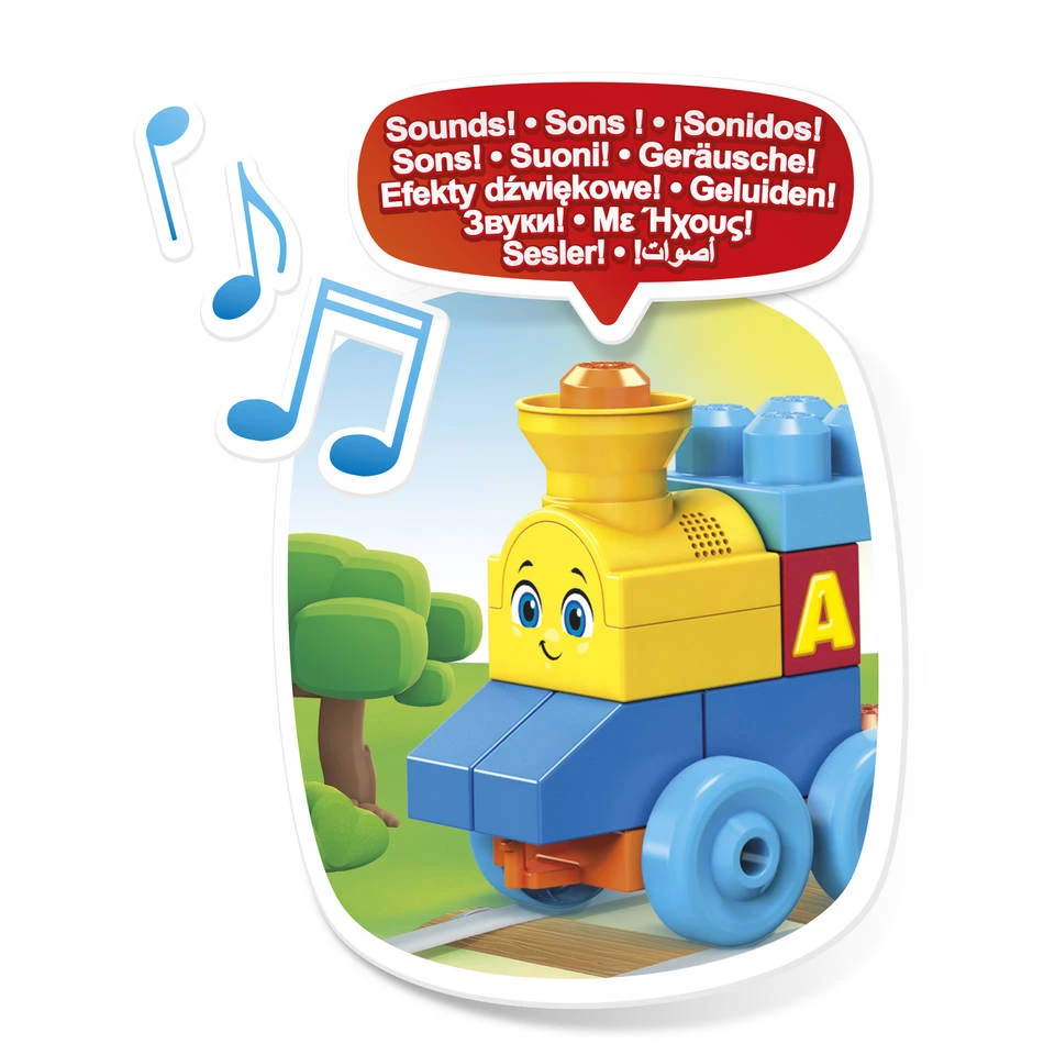 Mega Bloks ABC Leertrein 6 Mega Bloks ABC Leertrein - Afbeelding 4