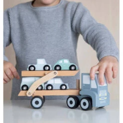 Little Dutch Houten Truck Met Oplegger - Blauw -Speelgoed Verkoopwinkel 1974196 869358cb
