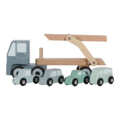 Little Dutch Houten Truck Met Oplegger - Blauw -Speelgoed Verkoopwinkel 1974196 b9af2804