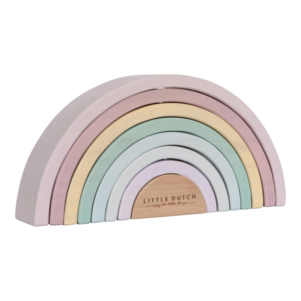 Little Dutch Houten Regenboog - Roze 3 Little Dutch Houten Regenboog - Roze