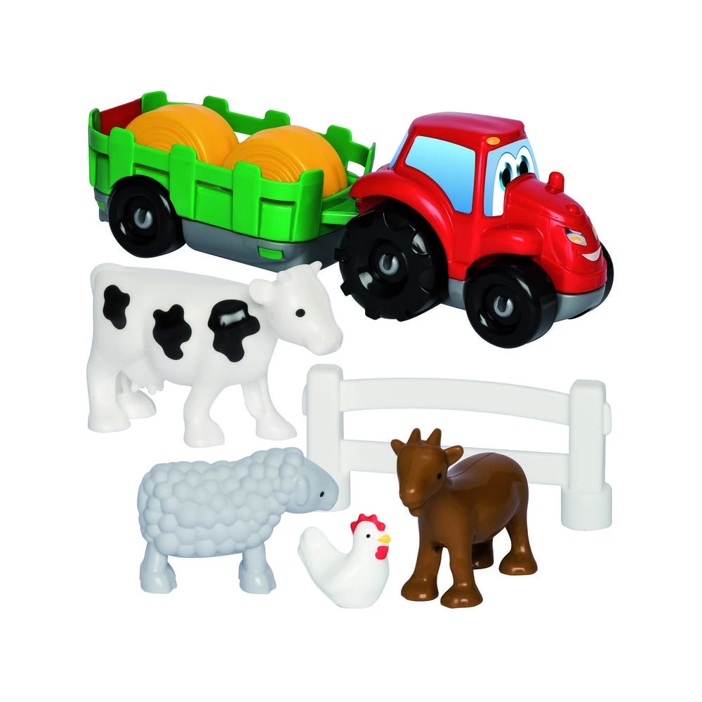 Abrick Tractor Met Aanhanger 4 Abrick Tractor Met Aanhanger - Afbeelding 2