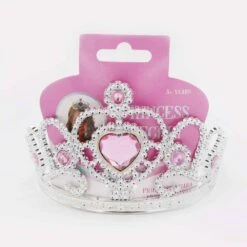 No Brand Prinsessenkroon Met Steentjes - Roze