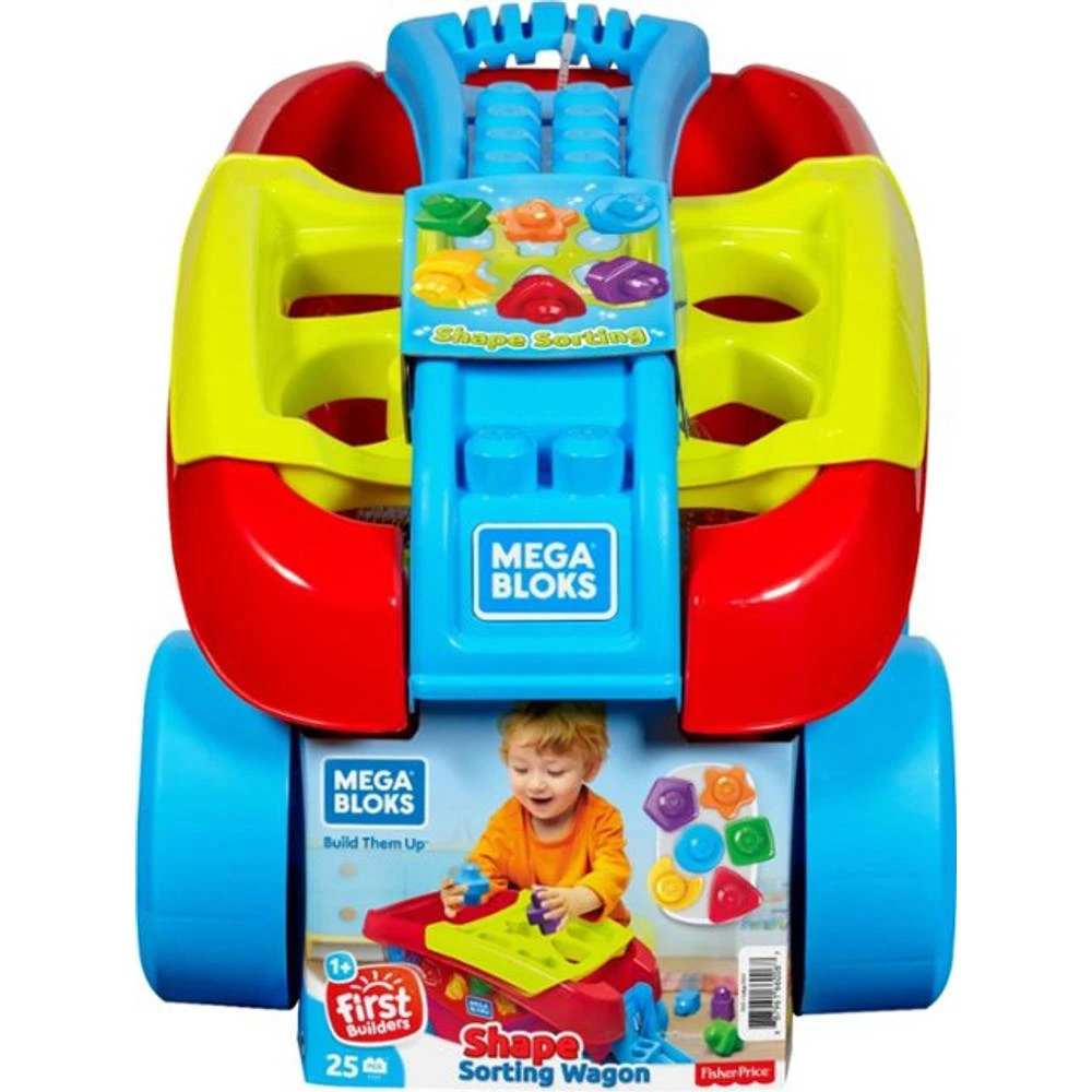 Mega Bloks Mijn Eerste Blokken Wagen Vormsorteerder 4 Mega Bloks Mijn Eerste Blokken Wagen Vormsorteerder - Afbeelding 2