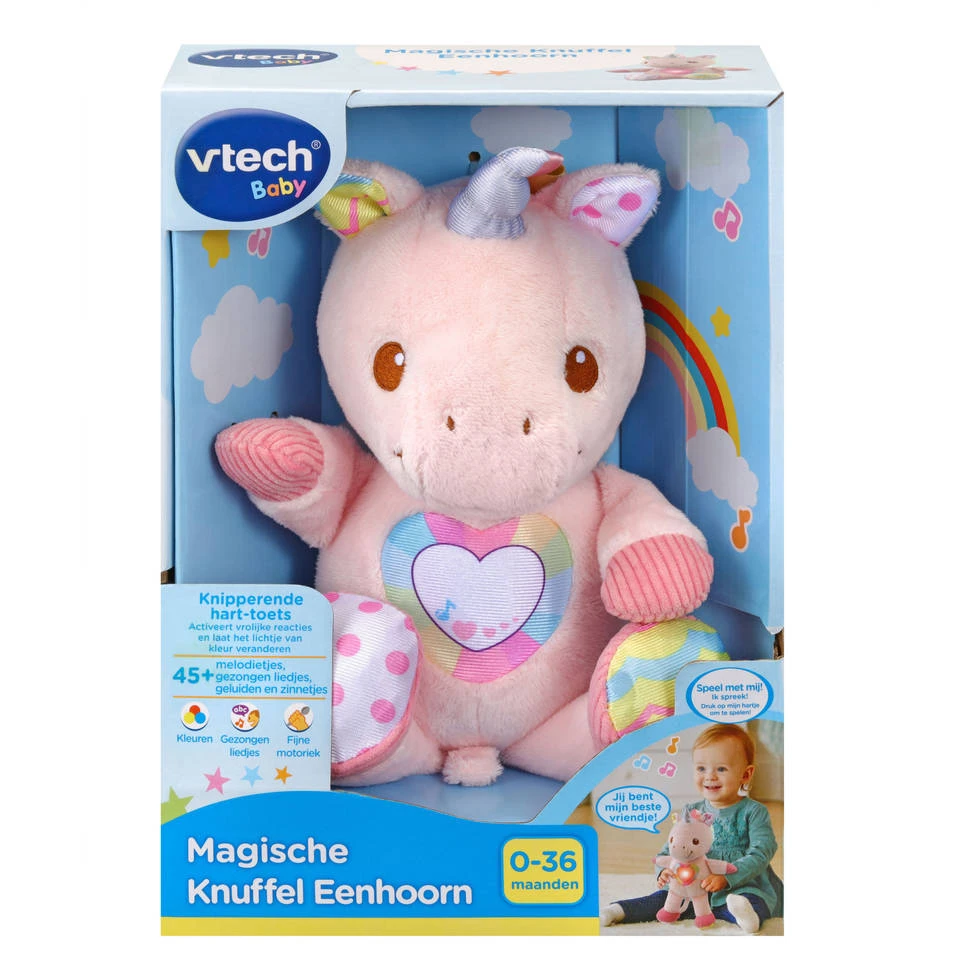 VTech Baby Magische Knuffel Eenhoorn 4 VTech Baby Magische Knuffel Eenhoorn - Afbeelding 2