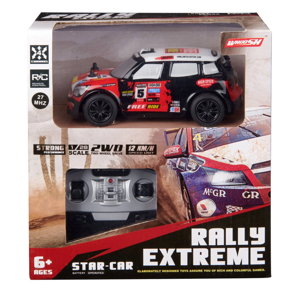 No Brand Rally Extreme Op Afstand Bestuurbare Auto - 1:28 4 No Brand Rally Extreme Op Afstand Bestuurbare Auto - 1:28 - Afbeelding 2