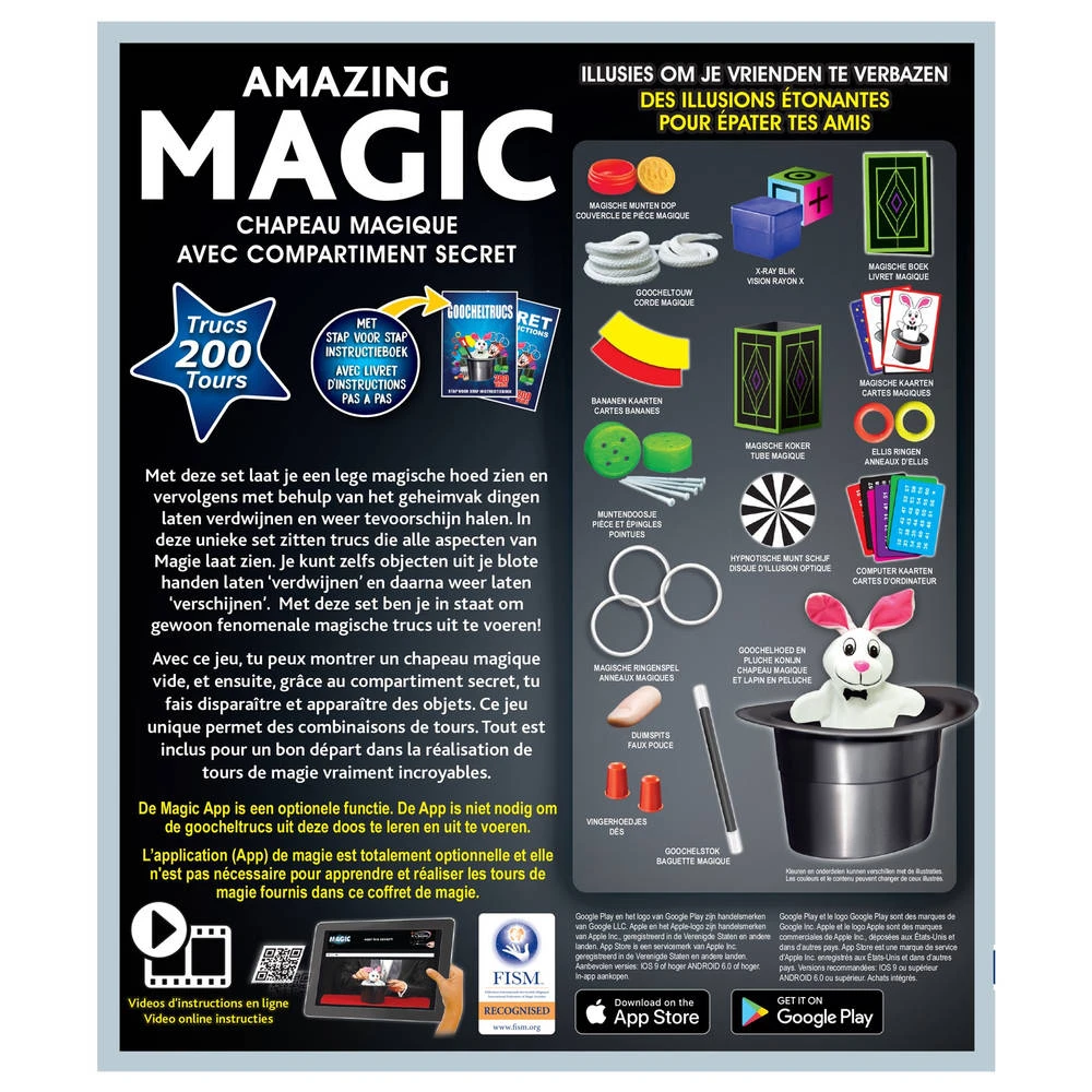 No Brand Goochelhoed En Konijn - 200 Trucs 4 No Brand Goochelhoed En Konijn - 200 Trucs - Afbeelding 2