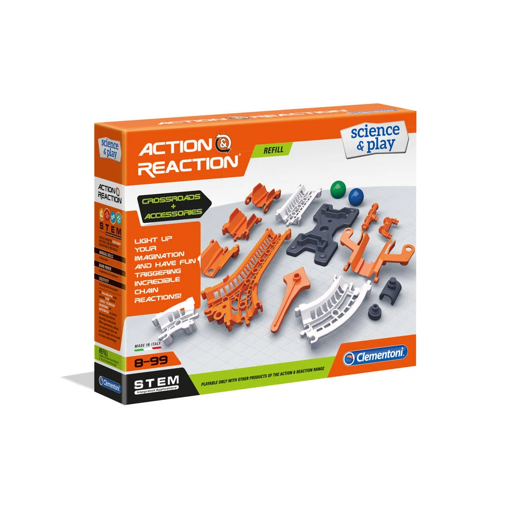 Clementoni Actie En Reactie Crossroads En Accessoires Set 3 Clementoni Actie En Reactie Crossroads En Accessoires Set