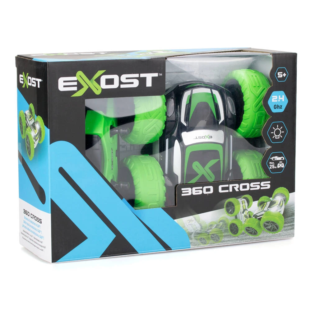 Silverlit Exost Op Afstand Bestuurbare Auto 360 Cross Stuntauto - Groen 6 Silverlit Exost Op Afstand Bestuurbare Auto 360 Cross Stuntauto - Groen - Afbeelding 4