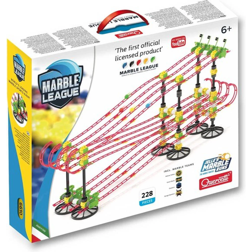 No Brand Quercetti Jelle's Marble Run Knikkerbaan Marble League 228-delig 3 No Brand Quercetti Jelle's Marble Run Knikkerbaan Marble League 228-delig