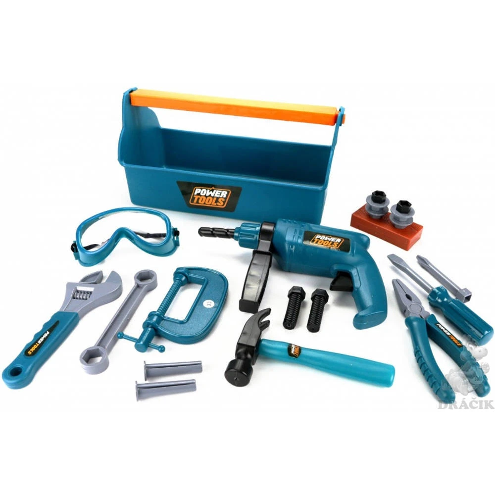 No Brand Power Tools Gereedschapskist 22-delig 4 No Brand Power Tools Gereedschapskist 22-delig - Afbeelding 2