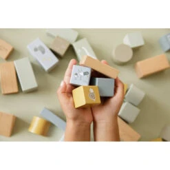 Little Dutch Houten Bouwblokken - Blauw 7 Little Dutch Houten Bouwblokken - Blauw -Speelgoed Verkoopwinkel 1985460 75495156