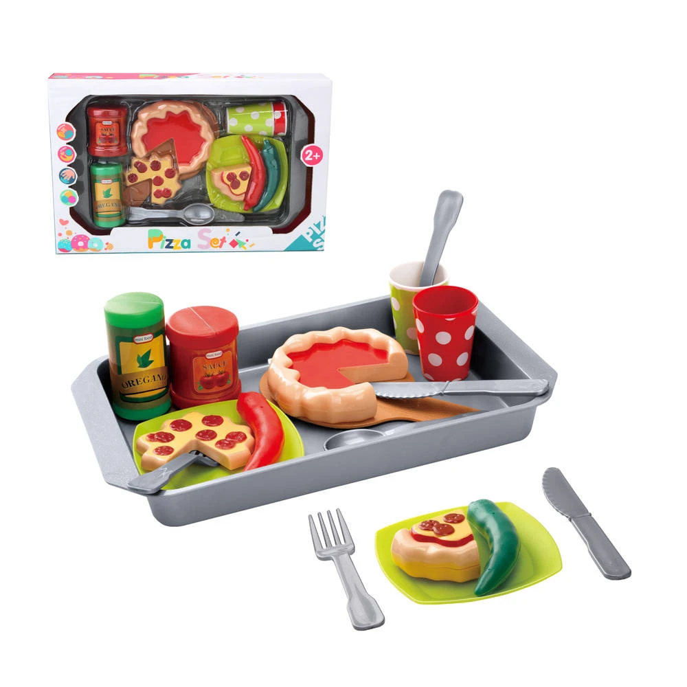 No Brand Speelgoed Pizzaset 4 No Brand Speelgoed Pizzaset - Afbeelding 2