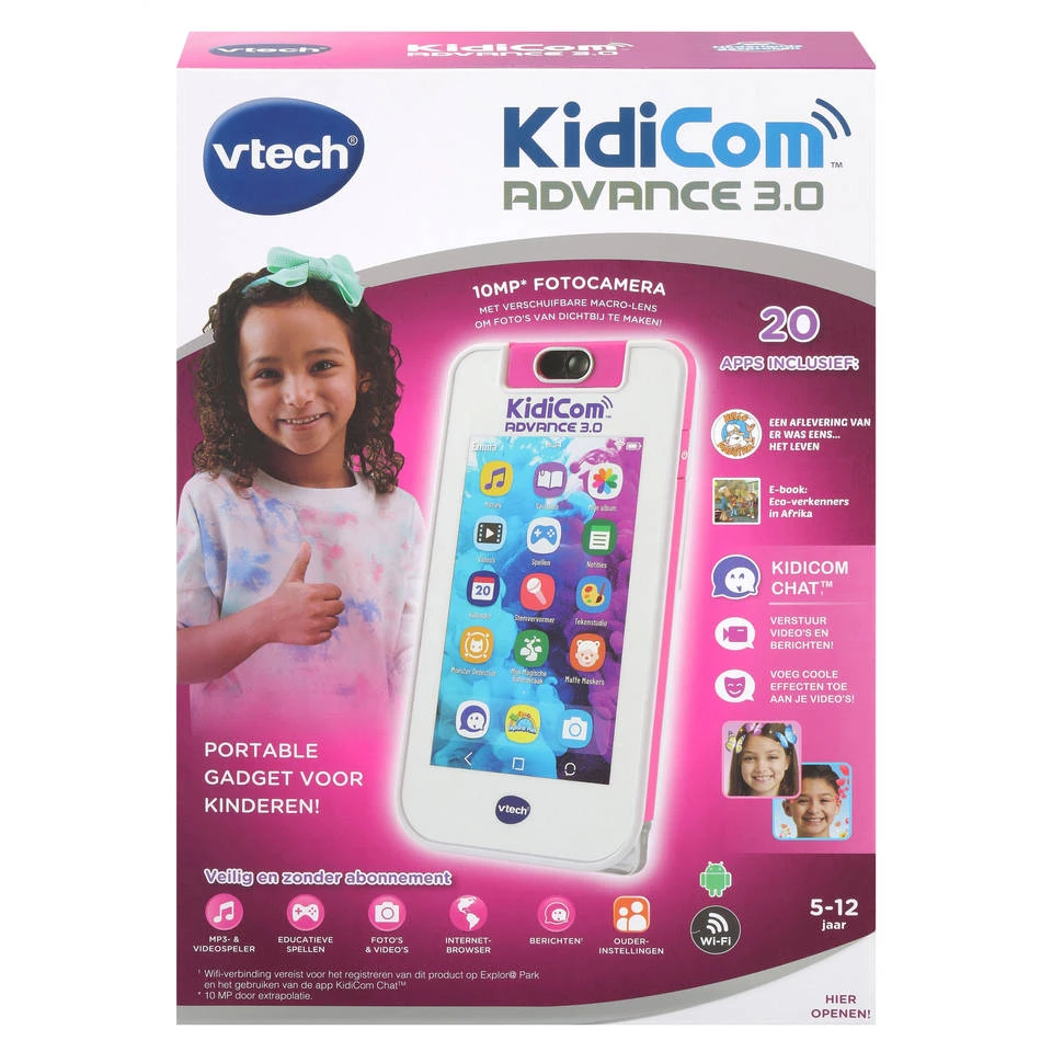 VTech KidiCom Advance 3.0 - Roze 8 VTech KidiCom Advance 3.0 - Roze - Afbeelding 6