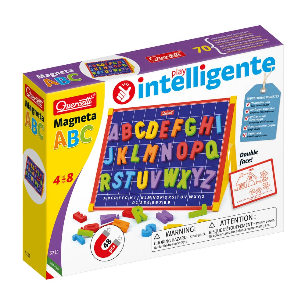 No Brand Dubbelzijdig Magneetbord Letters ABC 3 No Brand Dubbelzijdig Magneetbord Letters ABC