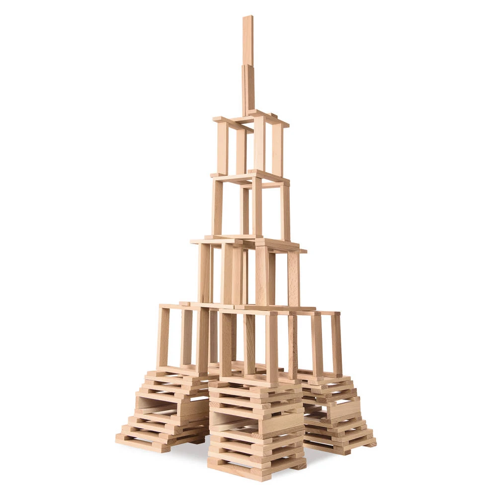 SIMBA Houten Blokkenset 200-delig 7 SIMBA Houten Blokkenset 200-delig - Afbeelding 5