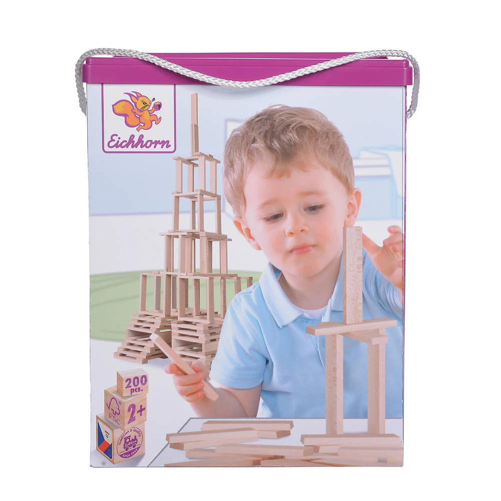 SIMBA Houten Blokkenset 200-delig 3 SIMBA Houten Blokkenset 200-delig