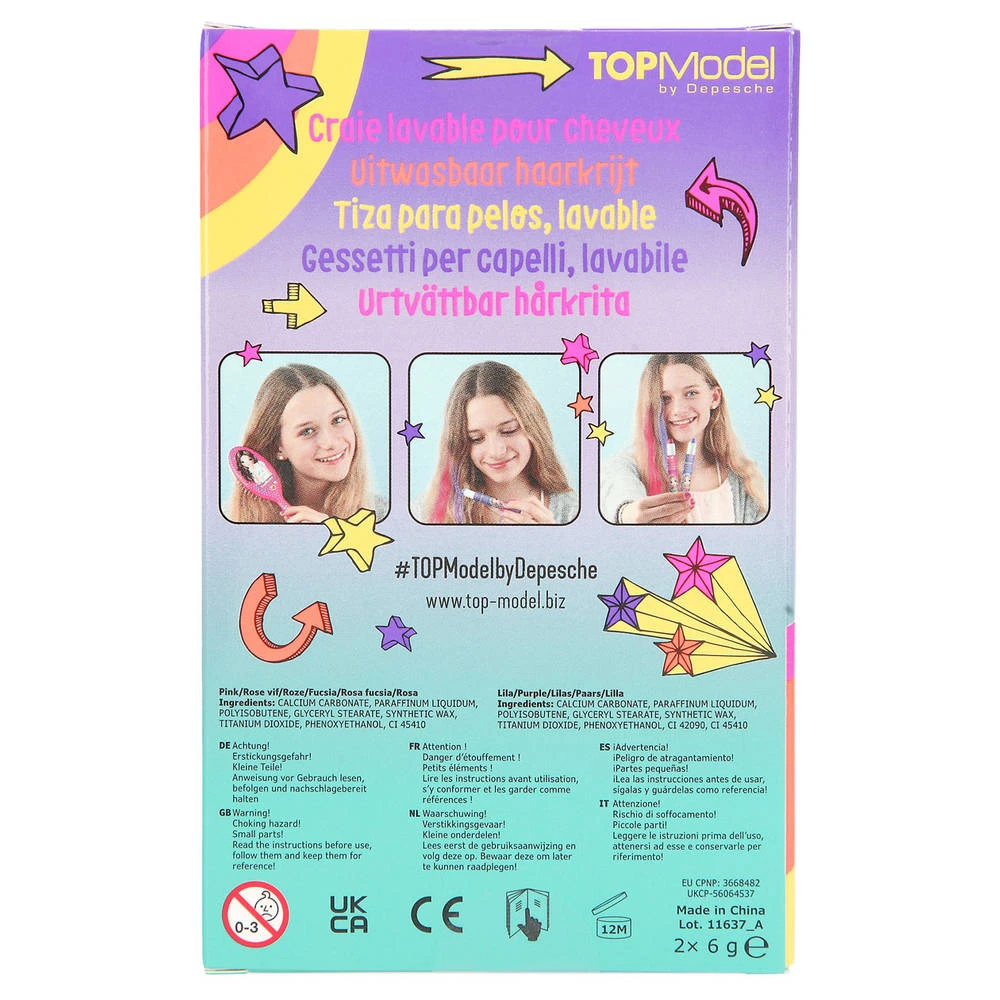 TOPModel Haarkrijt - Paars + Roze 8 TOPModel Haarkrijt - Paars + Roze - Afbeelding 6