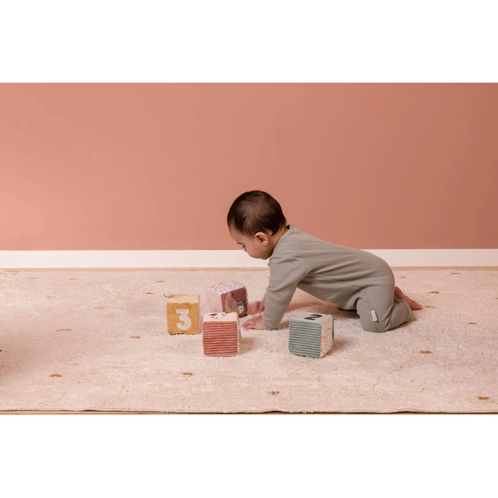 Little Dutch Flowers & Butterflies Zachte Blokkenset Set Van 4 5 Little Dutch Flowers & Butterflies Zachte Blokkenset Set Van 4 - Afbeelding 3