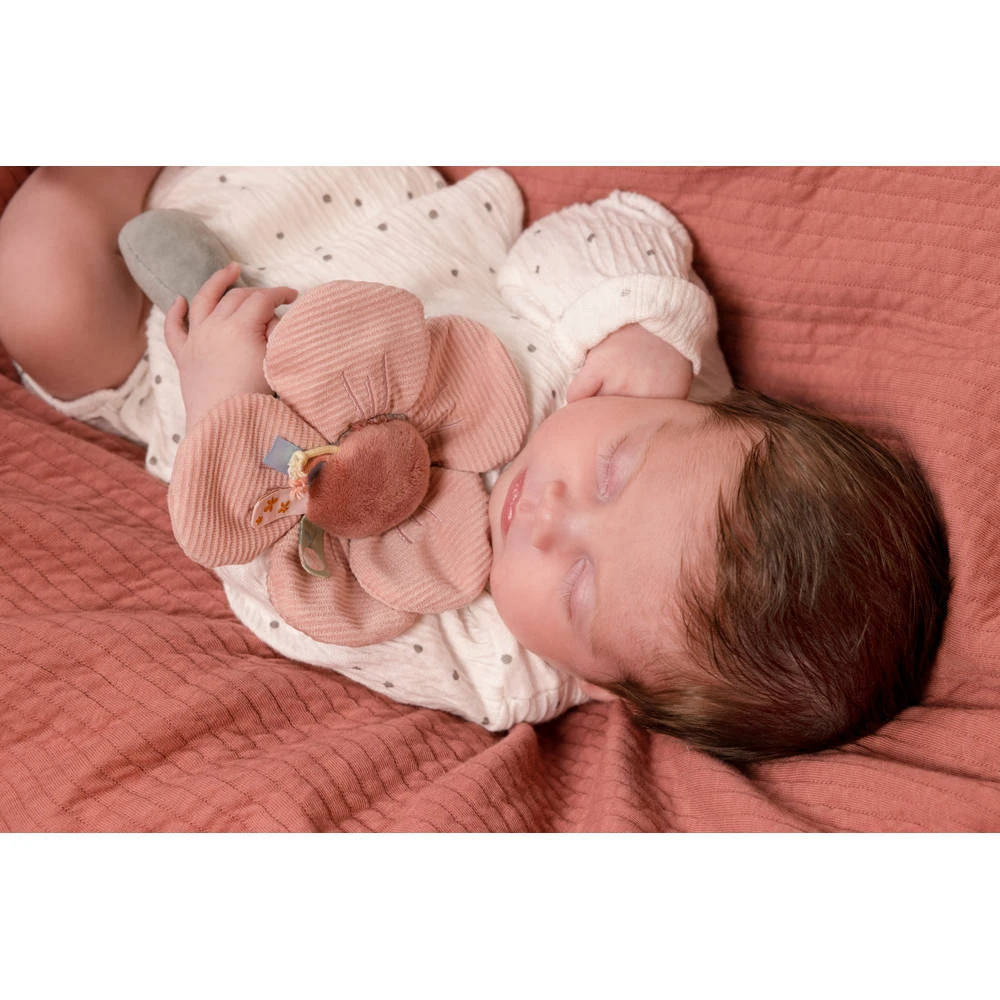 Little Dutch Flowers & Butterflies Roze Bloem Ringrammelaar 6 Little Dutch Flowers & Butterflies Roze Bloem Ringrammelaar - Afbeelding 4