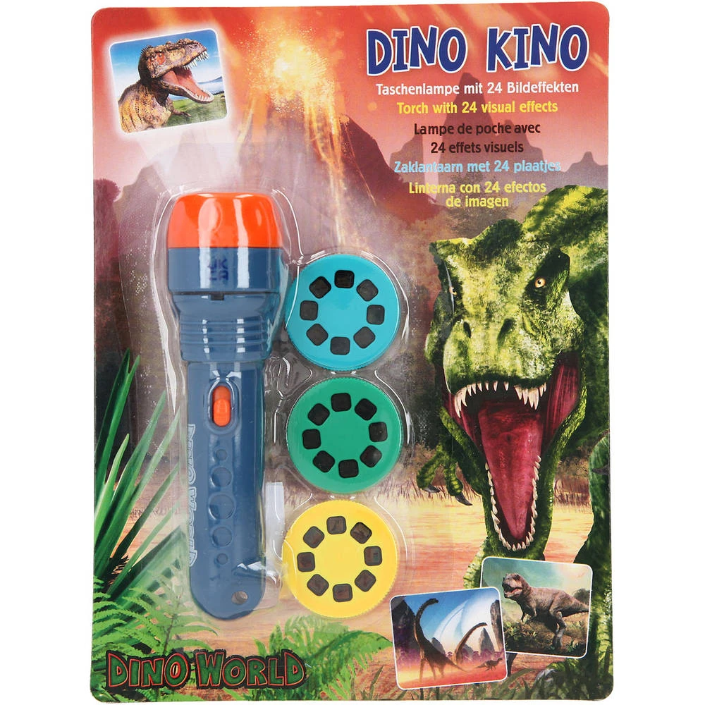Depesche Dino World Zaklamp Met Plaatjes 3 Depesche Dino World Zaklamp Met Plaatjes