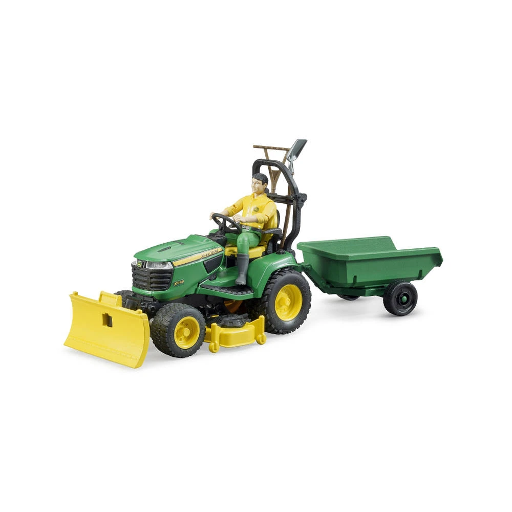 Bruder Bworld John Deere Zitmaaier Met Aanhanger 3 Bruder Bworld John Deere Zitmaaier Met Aanhanger
