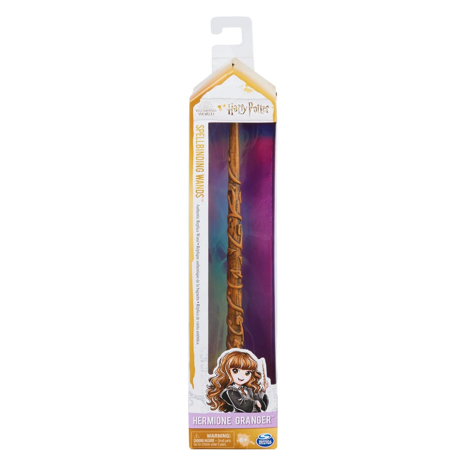 SPIN MASTER Wizarding World Harry Potter Toverstaf Met Spreukkaart Hermelien Griffel - 30 Cm 4 SPIN MASTER Wizarding World Harry Potter Toverstaf Met Spreukkaart Hermelien Griffel - 30 Cm - Afbeelding 2