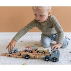 Little Dutch Houten Truck Met Oplegger + 4 Auto's -Speelgoed Verkoopwinkel 1992897 1ac6218d