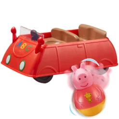 No Brand Peppa Pig Weebles Rode Auto -Speelgoed Verkoopwinkel 1993040 29e5b900