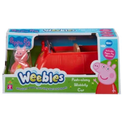 No Brand Peppa Pig Weebles Rode Auto -Speelgoed Verkoopwinkel 1993040 e722dda9