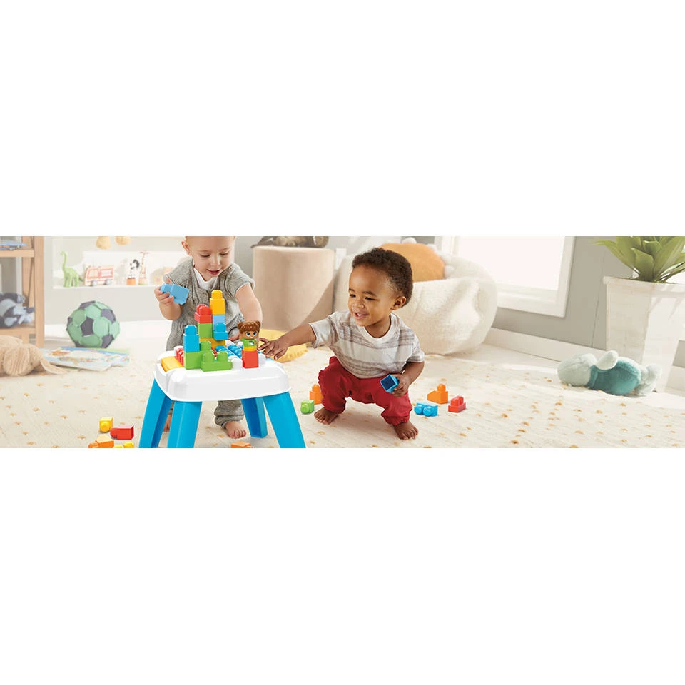 Mega Bloks Build ‘N Tumble Tafel 6 Mega Bloks Build ‘N Tumble Tafel - Afbeelding 4