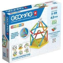 Geomag Super Color Recycled Bouwset - 42 Stukjes